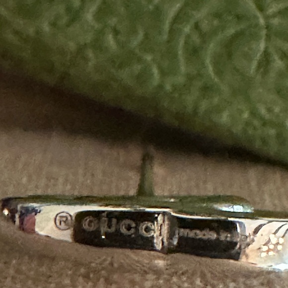 NWT Gucci interlocking GG sterling silver earrings with pouch and box - Picture 6 of 11